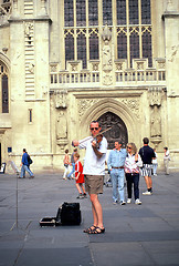 Image showing Street violin player.