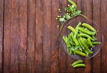 Image showing green peas