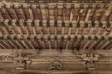 Image showing Wooden temple of Japan