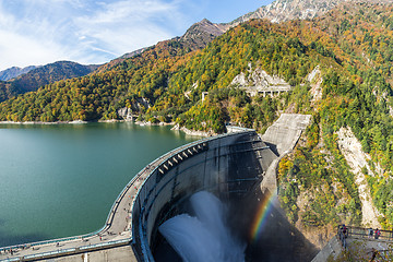 Image showing Kurobe dam in Toyama