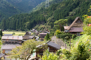 Image showing Rural landscape of Historical village Miyama in Kyoto