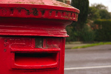 Image showing red mailbox