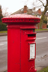 Image showing red mailbox