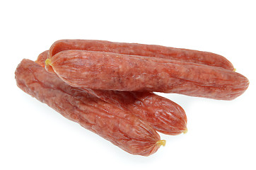 Image showing Chinese sausage isolated