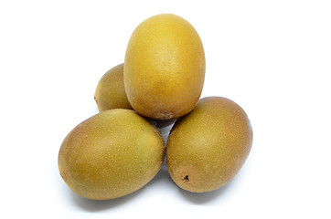 Image showing Whole yellow or gold kiwi fruit 