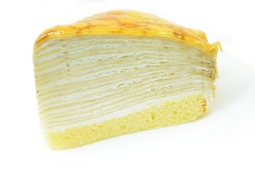 Image showing Vanilla crape cake