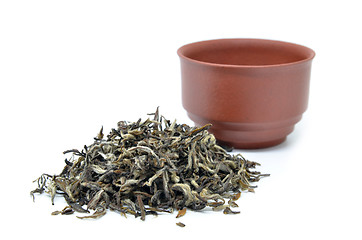 Image showing Knot of green tea 