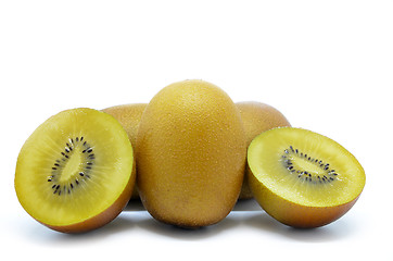 Image showing Yellow gold kiwi fruit 