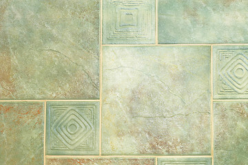 Image showing Engraved tiles