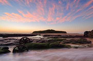 Image showing Sunrise skies over Windang Island