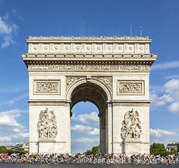 Image showing The Peloton in Paris - Tour de France 2016