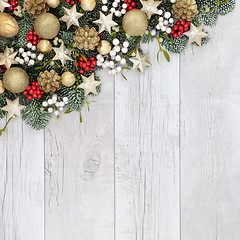 Image showing Christmas Decorative Background Border