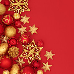 Image showing Festive Christmas Background