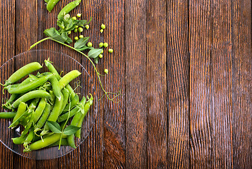 Image showing green peas