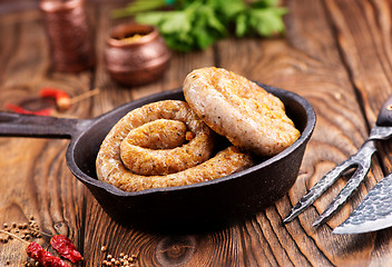 Image showing sausages