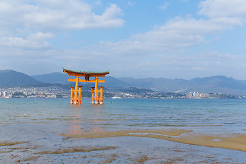 Image showing Itsukushima Shrine in hiroshima
