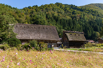 Image showing Traditional Japanese Historic Villages in Shirakawago