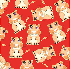 Image showing Animal hamster pattern