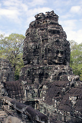 Image showing Tower in Bayon temple