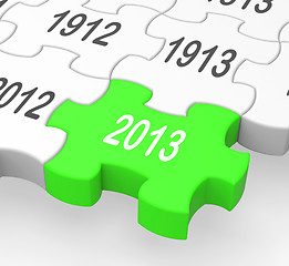 Image showing 2013 Puzzle Piece Shows Predictions