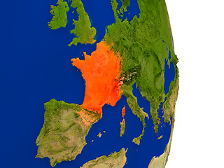 Image showing France on Earth