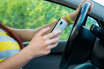 Image showing Photo of man with phone