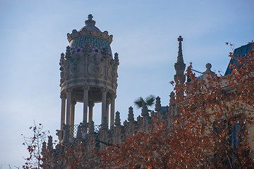 Image showing The facade of the house Casa Battlo, Barcelona, Spain