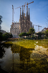 Image showing Sagrada Familia - Catholic church in Barcelona, Catalonia