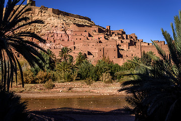 Image showing Kasbah Ait Benhaddou in the Atlas Mountains of Morocco