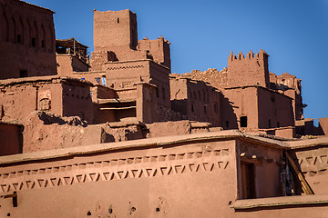 Image showing Kasbah Ait Benhaddou in the Atlas Mountains of Morocco