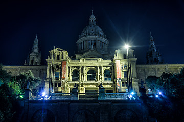 Image showing The Museu Nacional d\'Art de Catalunya, Barcelona, Spain