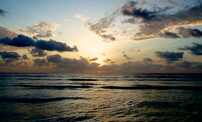 Image showing Indian Ocean Sunrise