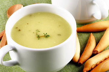 Image showing Cream Asparagus Soup