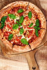 Image showing Homemade Margherita Pizza