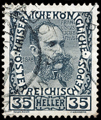 Image showing Franz Joseph I Stamp