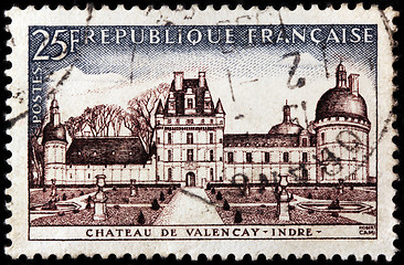 Image showing Valencay Castle Stamp