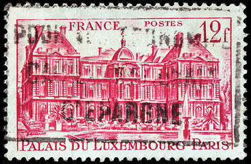 Image showing Luxembourg Palace Stamp