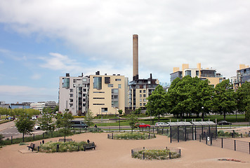 Image showing Munkkisaari district of Helsinki