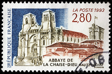 Image showing Abbey of Chaise-Dieu Stamp