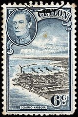 Image showing Colombo Harbor Stamp
