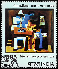 Image showing Picasso Painting Stamp