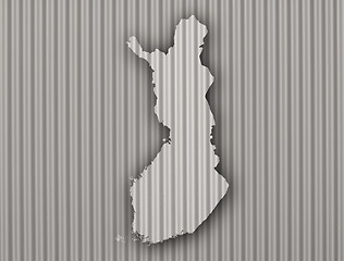 Image showing Map of Finland