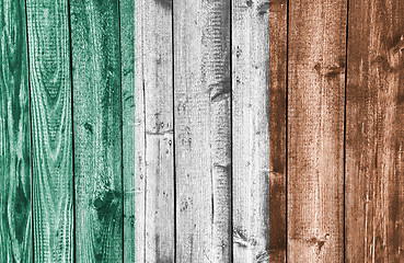 Image showing Textured flag of Ireland in nice colors