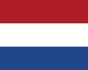 Image showing Colored flag of the Netherlands