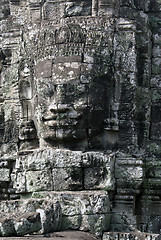 Image showing Face on the wall