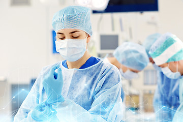 Image showing surgeon in operating room at hospital