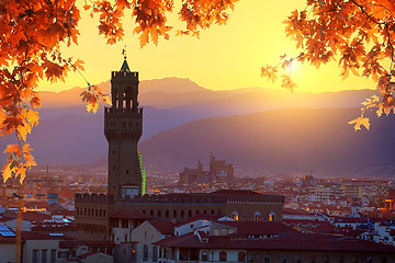 Image showing Florence in autumn