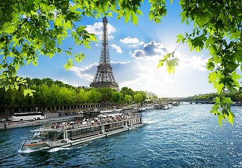 Image showing Boat trip on Seine