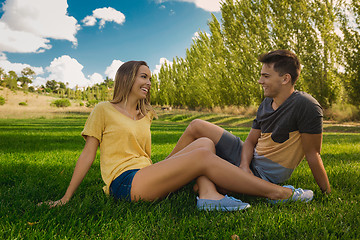 Image showing Young couple in love