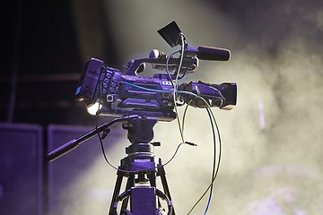 Image showing Cameraman at a concert